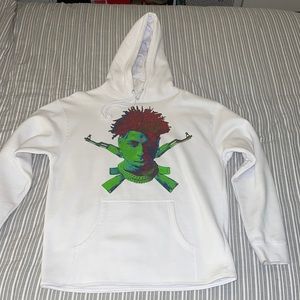 VLONE x YoungBoy NBA Hoodie White/ Green